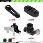 Set of 4 Engine Motor Transmission Mounts for Nissan Sentra (2007–2012)