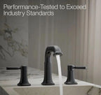 Kohler Terzet Widespread Bathroom Sink Faucet K-REC34946-4D-BL (2019–2023)