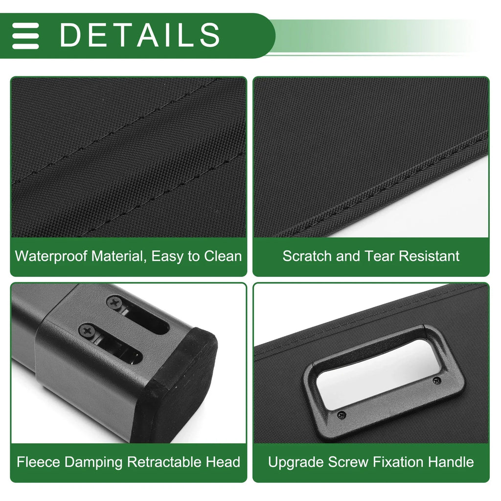 Trunk Retractable Cargo Cover for Mercedes-Benz GLE (2020-2024) Gloss Black