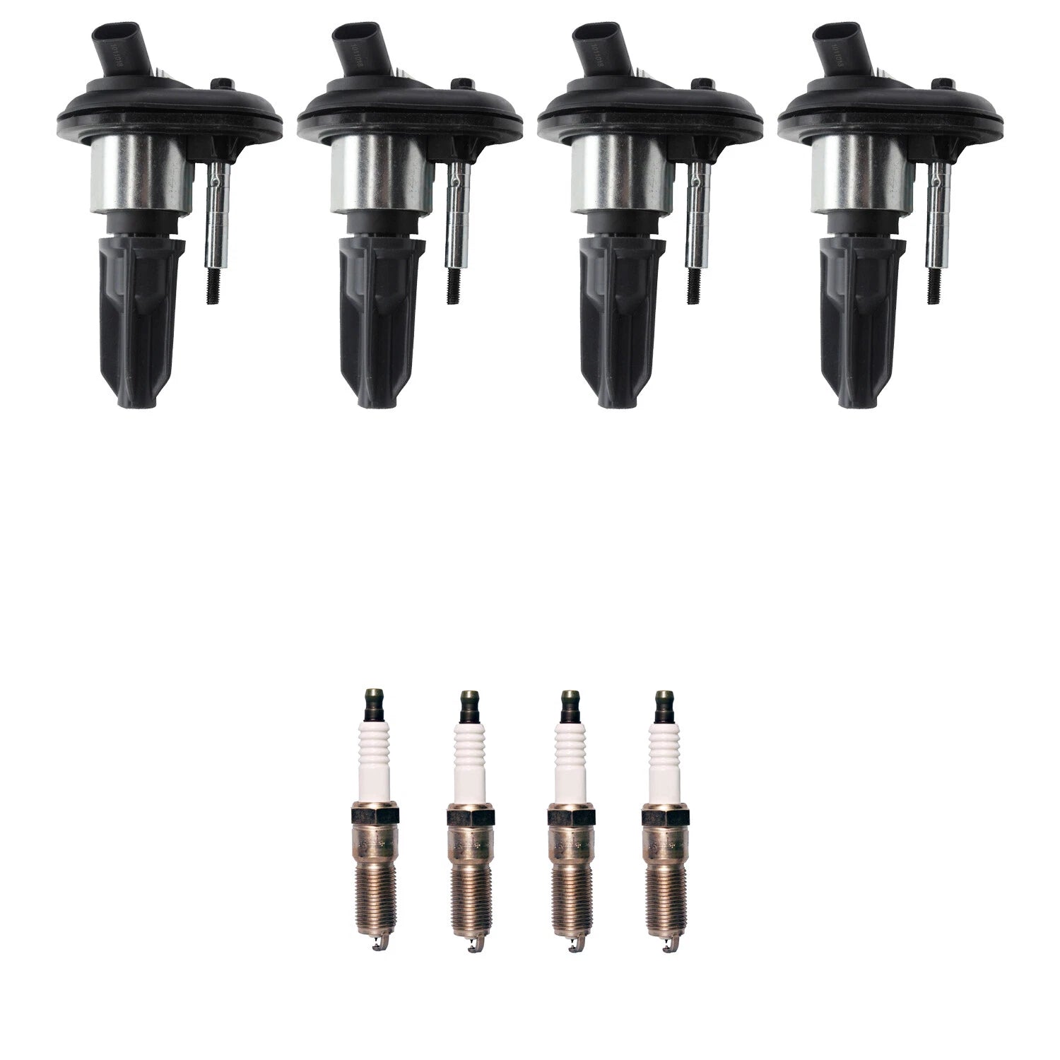 Set of 4 Ignition Coils & Denso IridiumTT Spark Plugs for Canyon Colorado (2015–2022)