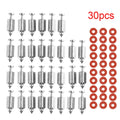 30pcs Carburetor Valve Needle Seat Kit for Briggs & Stratton (398188)
