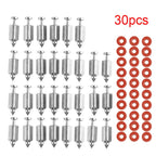 30pcs Carburetor Valve Needle Seat Kit for Briggs & Stratton (398188)