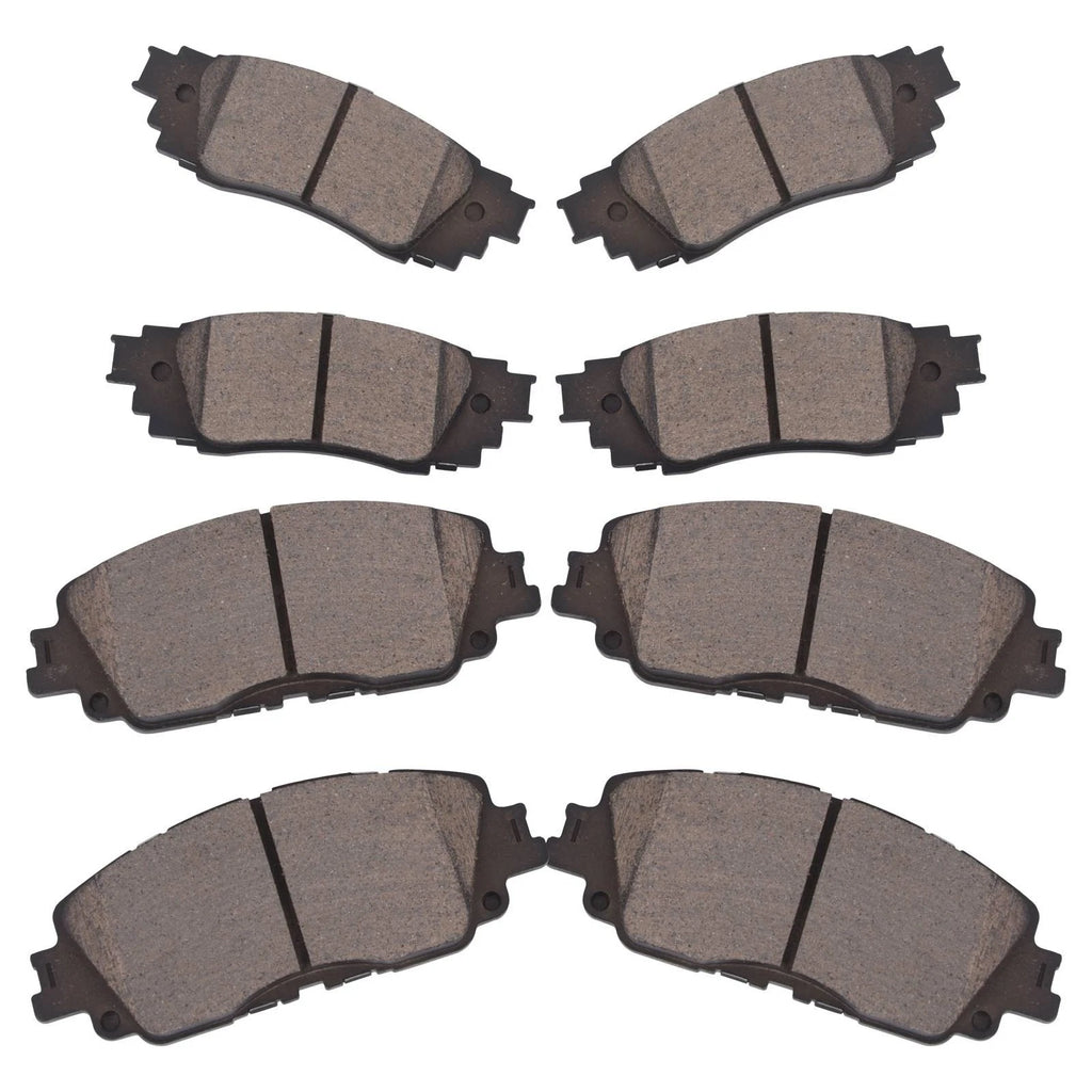 Set of 4 Ceramic Brake Pads for Toyota RAV4 (2019–2025) Lexus ES250 ES300H