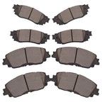 Set of 4 Ceramic Brake Pads for Toyota RAV4 (2019–2025) Lexus ES250 ES300H