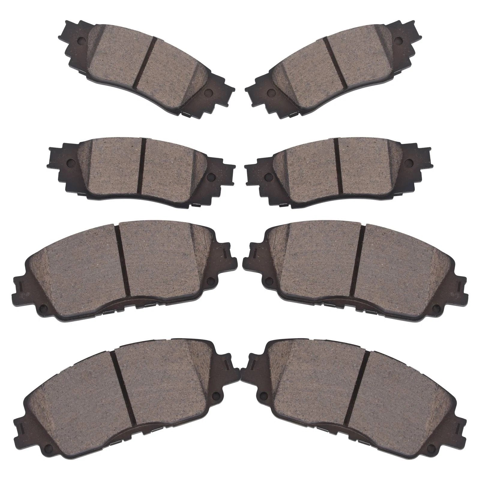 Set of 4 Ceramic Brake Pads for Toyota RAV4 (2019–2025) Lexus ES250 ES300H