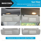 LH+RH Sun Visor for Toyota Prado (TRJ120, RZJ120, KDJ120, LJ120, KZJ120)