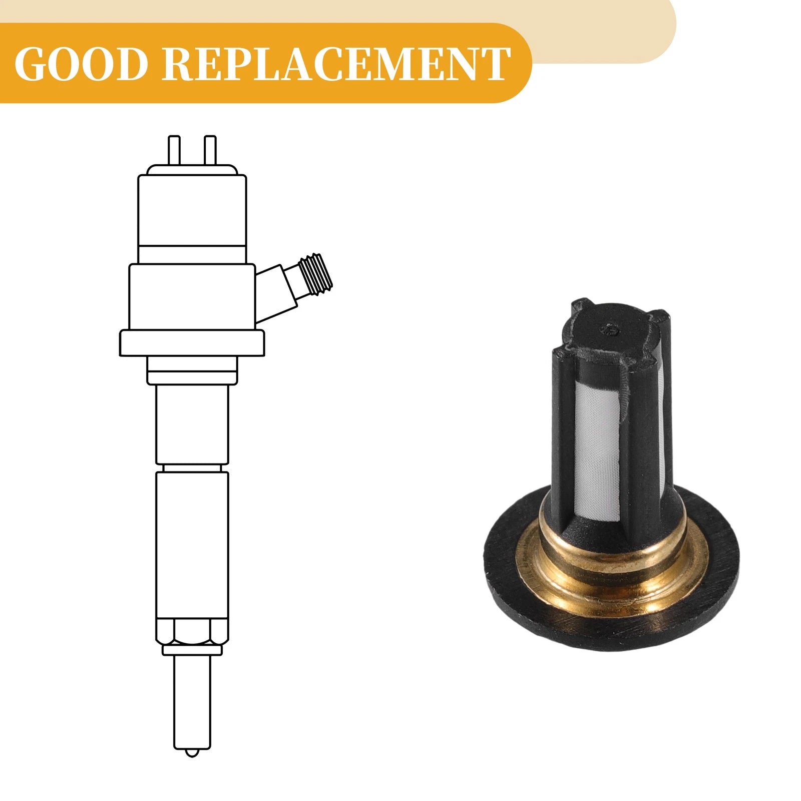 10 Pcs Fuel Injector Filter Basket for Honda 