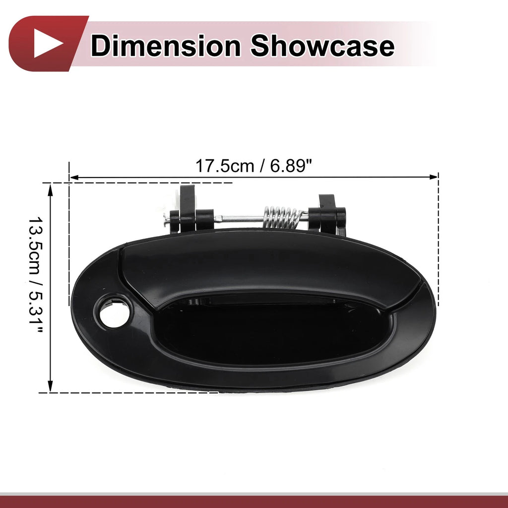 Exterior Door Handle for Hyundai Elantra (2017–2020) Right Black No. 8265029000