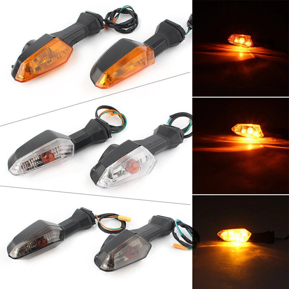 Rear Turn Signal Lights for Kawasaki Ninja 300 (2013–2017) Amber Yellow GZ