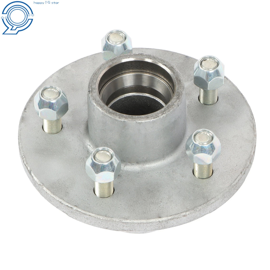 3500 lbs Spindle Trailer Hub for 5 on 4.5" Axles (Galvanized)