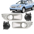 Pair Halogen Fog Lights for Subaru Outback (2010–2012)