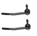 Set of 2 Outer Steering Tie Rod Ends for Chevy Astro GMC Safari (RWD)