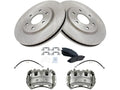 Front Brake Pad Rotor Caliper Set for Suzuki Equator (2009–2012) YT374KP