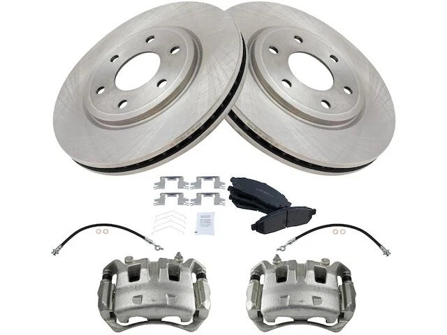 Front Brake Pad Rotor Caliper Set for Suzuki Equator (2009–2012) YT374KP