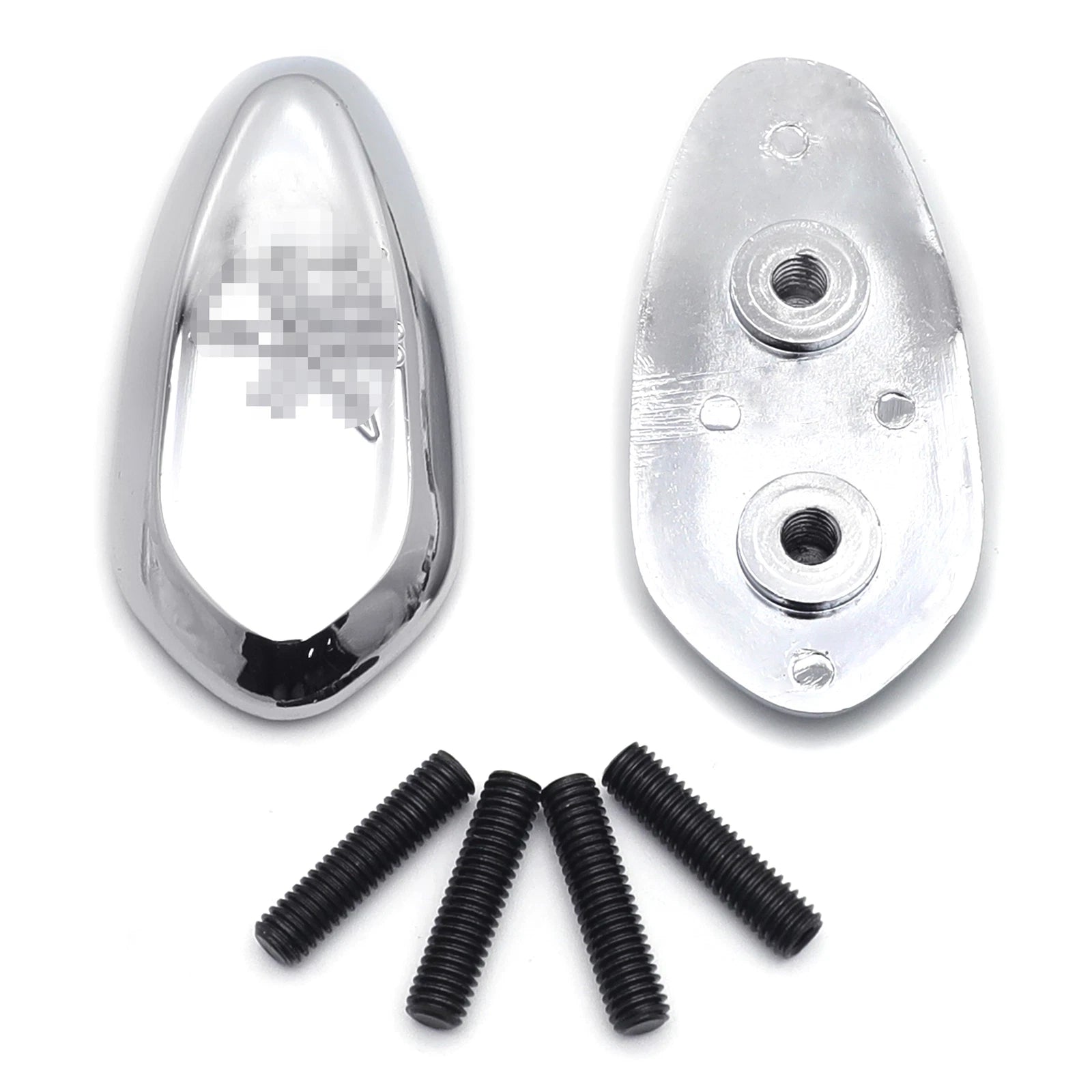 Mirror Block Off Base Plates for Yamaha R1 R6 (1998–2014) Engraved