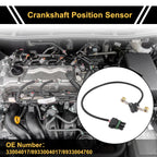 1 Pc Crankshaft Position Sensor No.33004017 for Dodge Monaco (1990–1991)