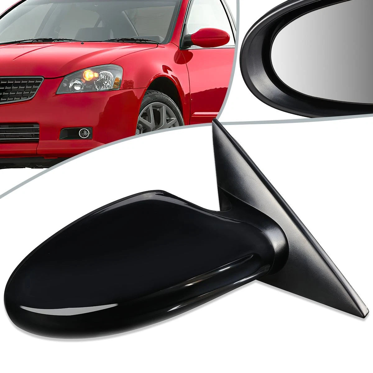Powered Side View Door Mirror Right for Nissan Altima (2004–2006) NI1321156