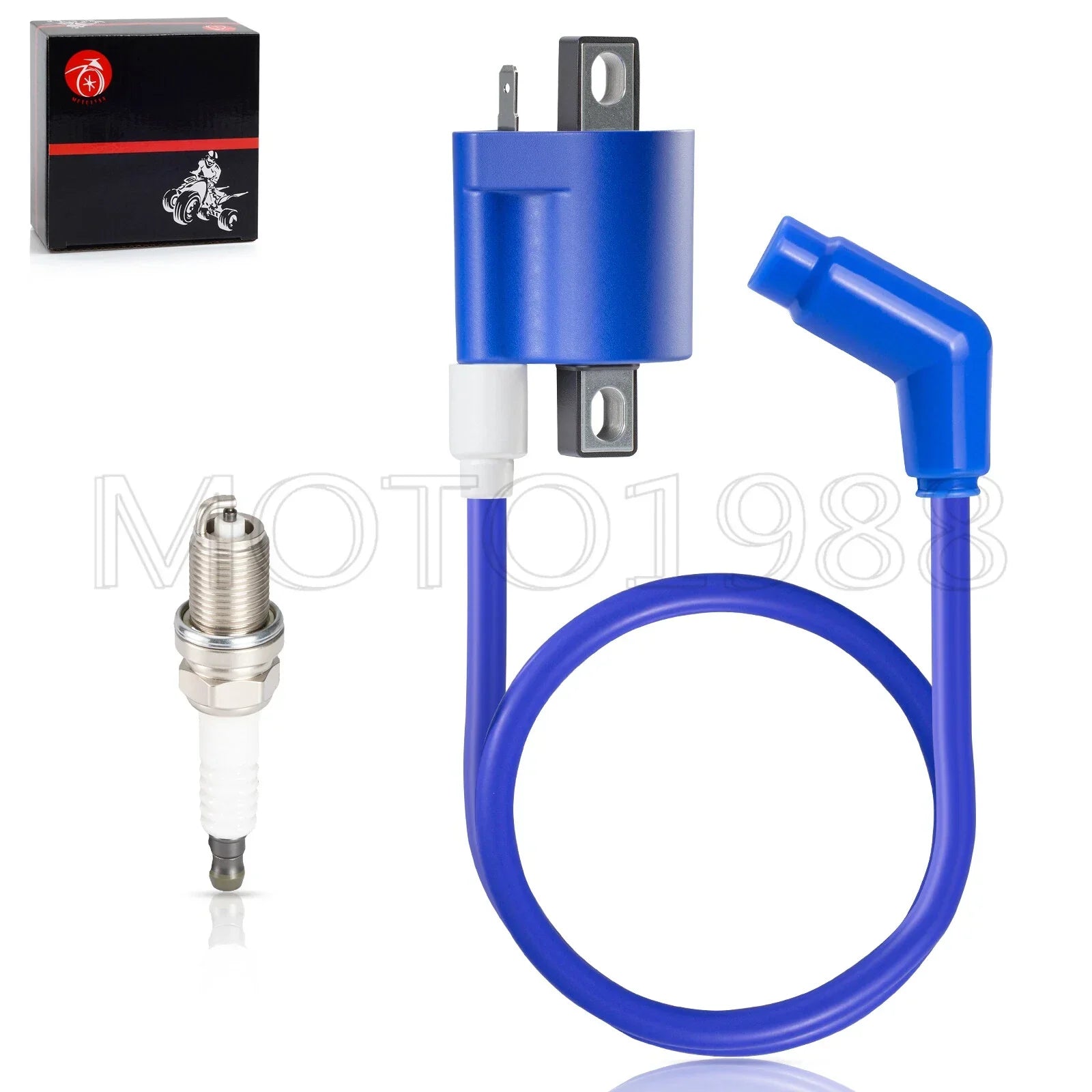 Ignition Coil Pack Spark Plug for Polaris Trail Boss 325 (2000–2002)