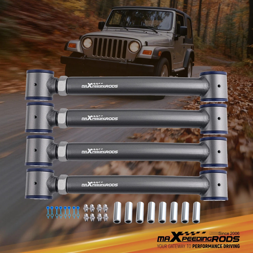 Set of 4 Lower Control Arms for Jeep Wrangler TJ & Grand Cherokee ZJ (1993–2006)