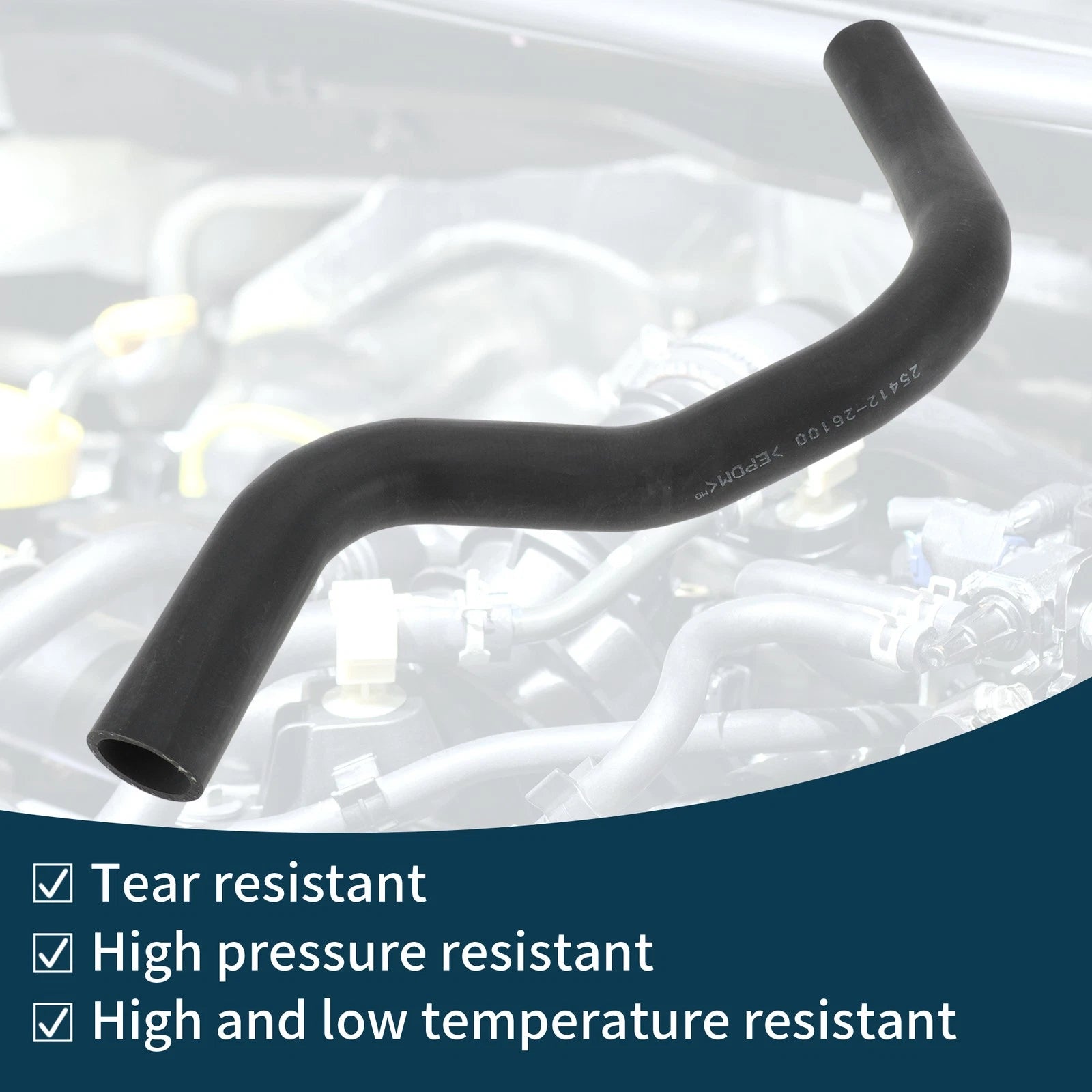 Radiator Hose No. 2541226100 for Hyundai Santa Fe (2001–2006)
