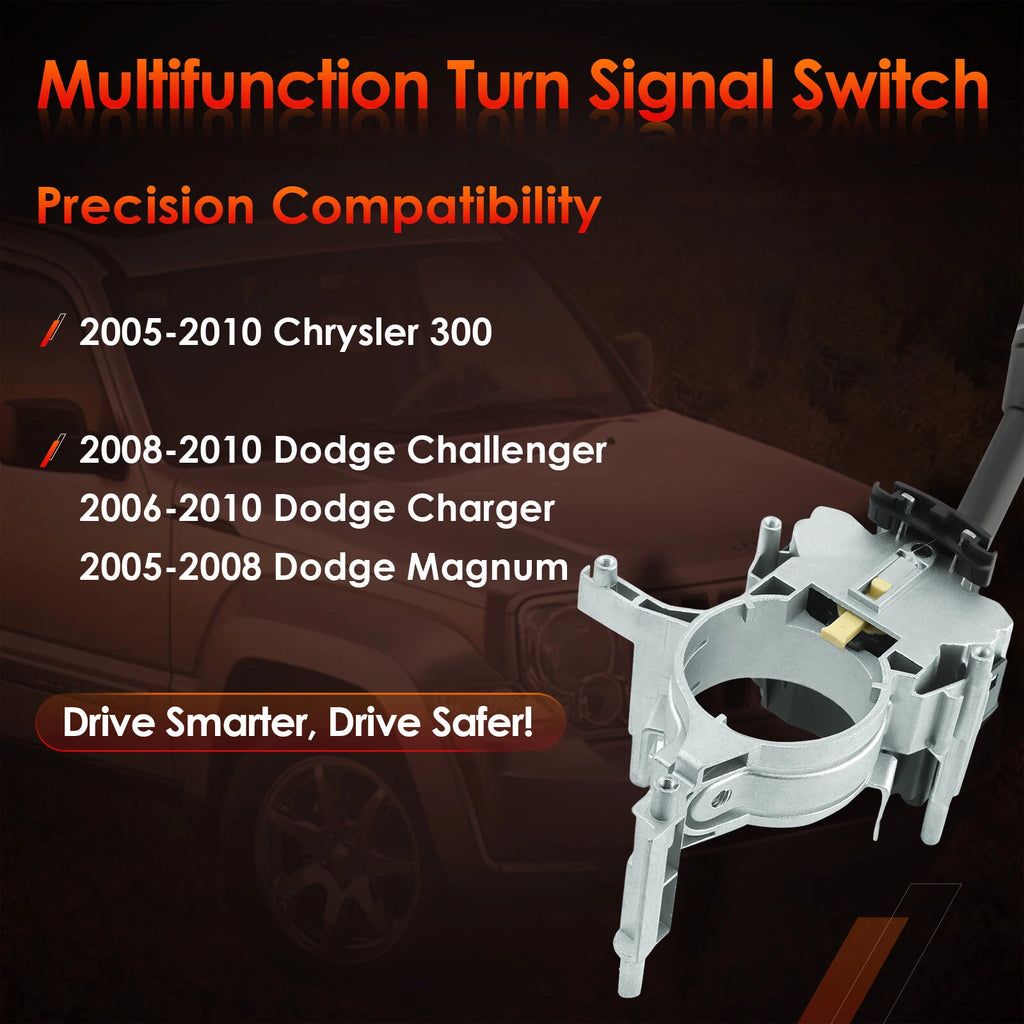 Turn Signal Windshield Wiper Switch for Chrysler 300 Dodge Charger (2005–2010) - CBS1701