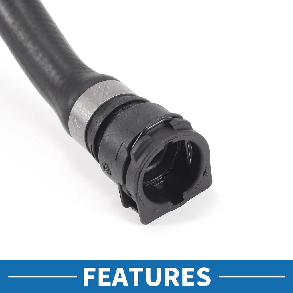 HVAC Heater Hose No. 64219329646 for BMW 230i (2017–2020) Rubber Black