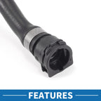 HVAC Heater Hose No. 64219329646 for BMW 230i (2017–2020) Rubber Black