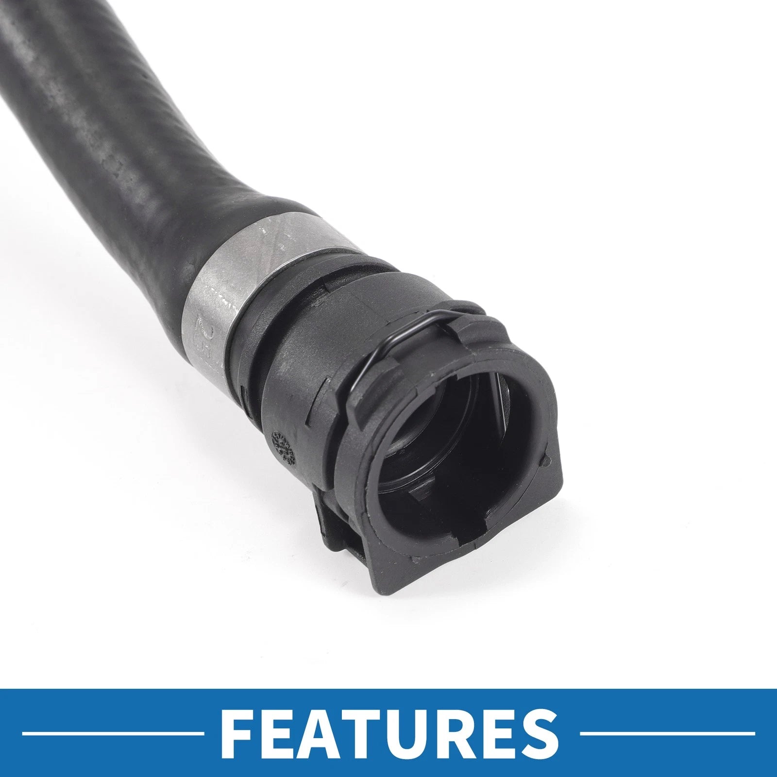 HVAC Heater Hose No. 64219329646 for BMW 230i (2017–2020) Rubber Black