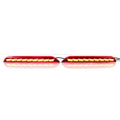 Red LED Rear Bumper Reflector Brake Light Tail Light for Ford Explorer (2020–2024)