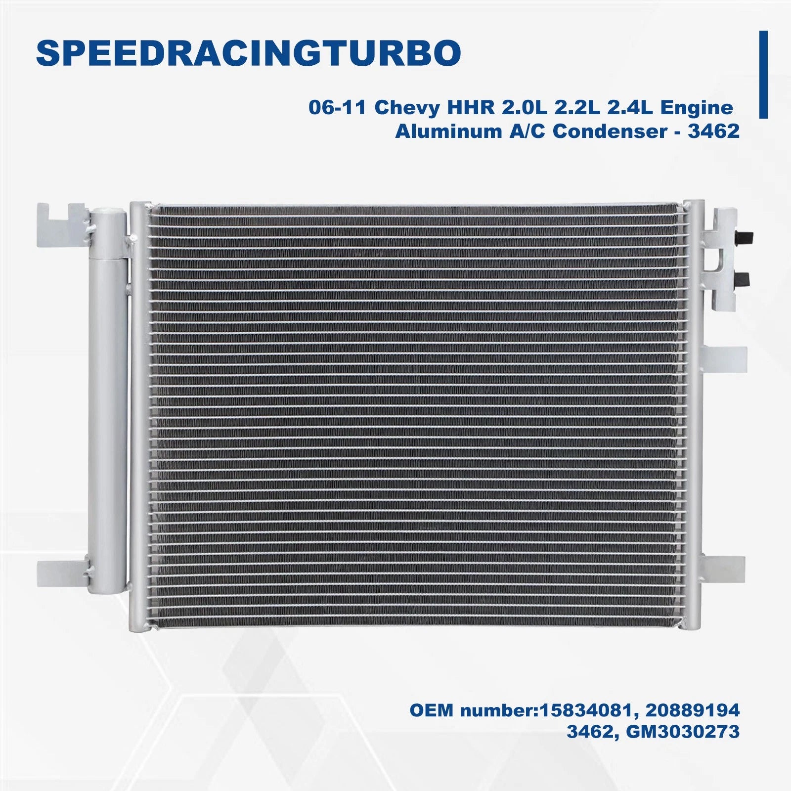 A/C Condenser for Chevy HHR 2006–2011 2.0L-2.4L 3462