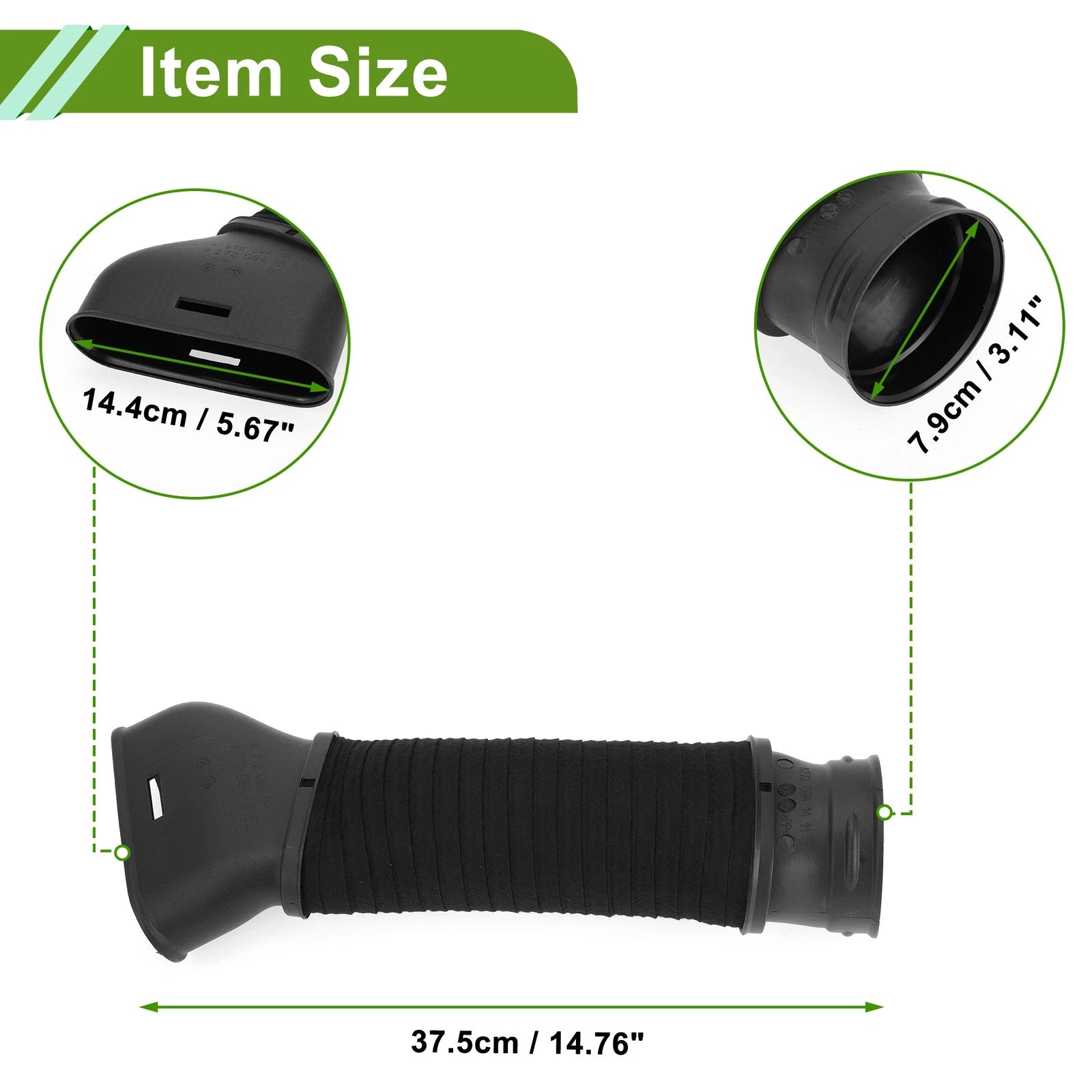 Car Air Duct Hose for Mercedes-Benz SLK R171 (2005–2011) 1 Pc