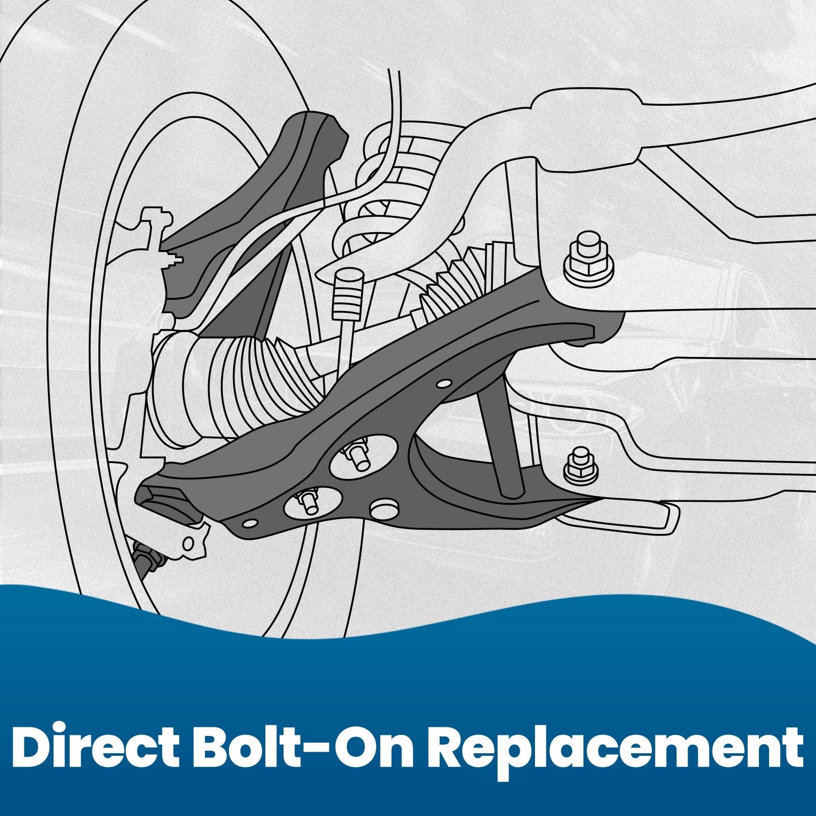 Set of 6 Control Arms for BMW F10 528i 535i (2011–2017)