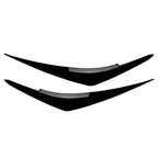 Glossy Black Headlight Eyebrow Eyelid Trim for Subaru WRX STI (2022-2025)