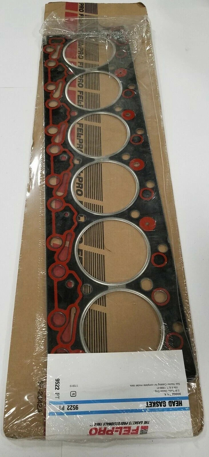 Engine Cylinder Head Gasket Fel-Pro 9522 PT for Dodge Truck 5.9L Turbo Diesel (1994–2002)