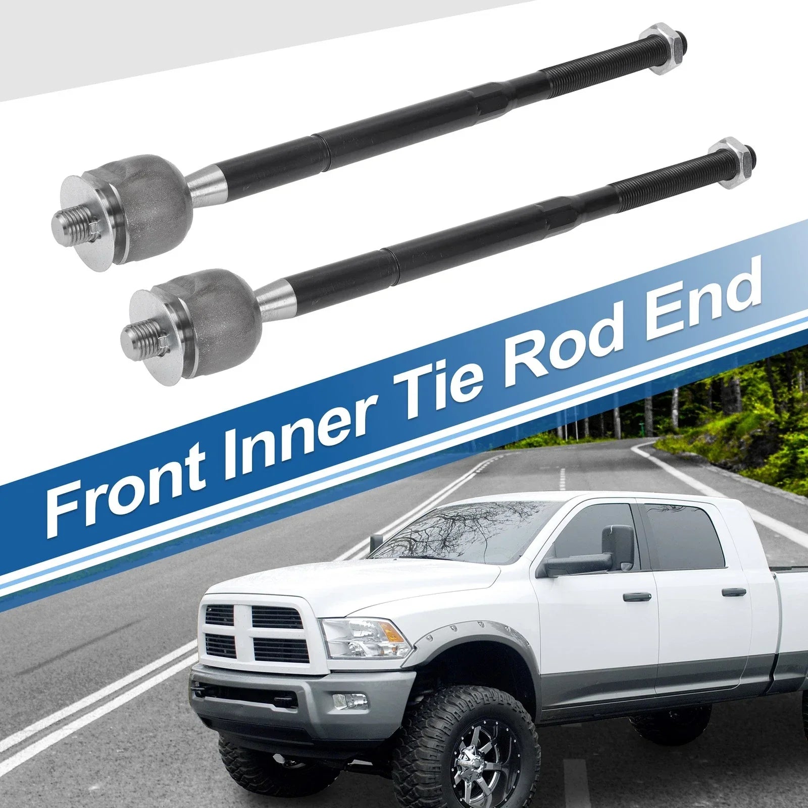 2 x Front Inner Tie Rod End Links for Dodge Journey (2009-2018)