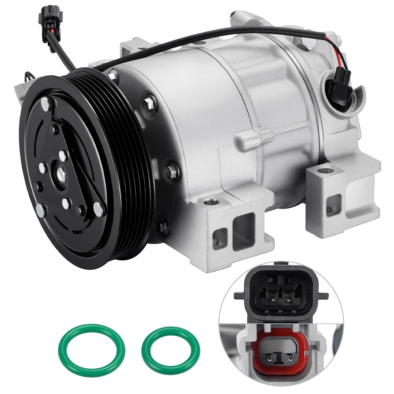 A/C Compressor w/ Clutch for Nissan X-Trail (2007–2014)