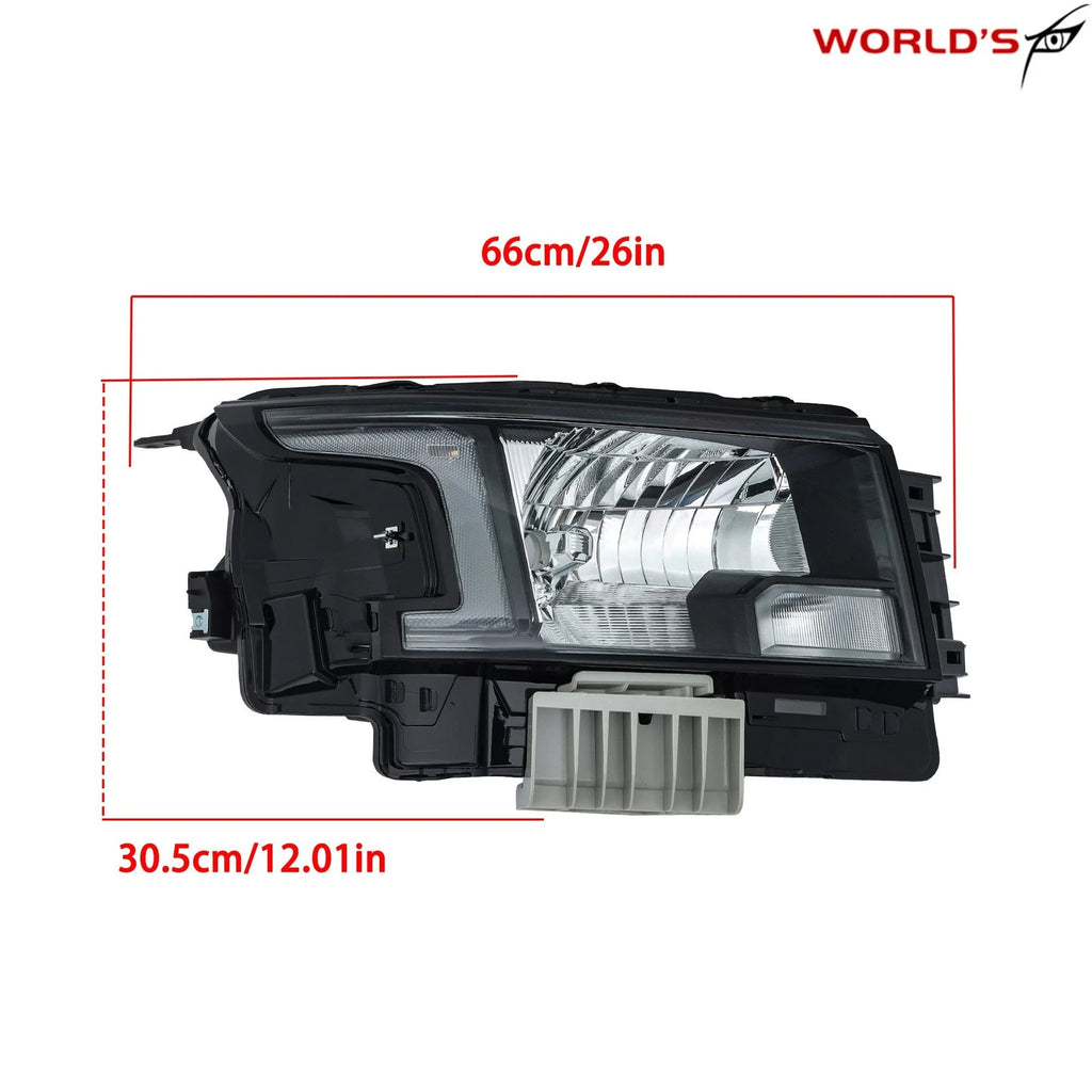 Halogen Headlights for Nissan Frontier (2022–2023) Right Black