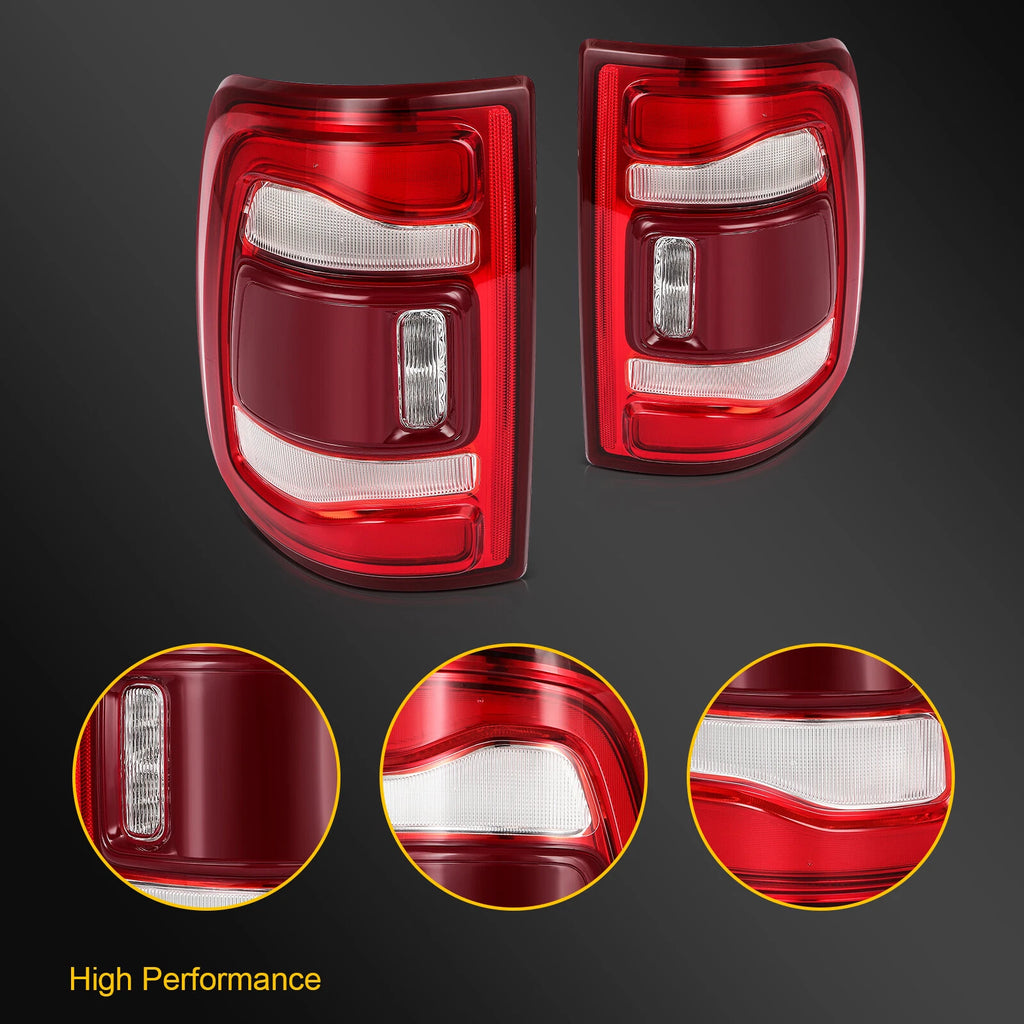 Full LED Tail Light Assembly for Ram 2500 3500 (2019–2024) Pair
