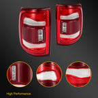 Full LED Tail Light Assembly for Ram 2500 3500 (2019–2024) Pair