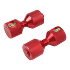 Set of 2 Flange Alignment Pins for 14 Inch Aluminum (with Built In Level)