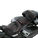 Driver Passenger Seat & Backrest Pad for Harley Electra Road Glide (2014–2023)