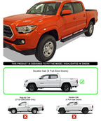 5in Black Running Boards for Make Model