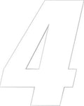 Decal Stickers for Motorcycle Racing (One Industries Number 4)