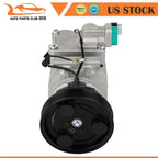 A/C Compressor with Clutch for Hyundai Tiburon (2003–2008)