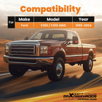 Rear Truck Ladder Bars w/ Mounting Brackets for Ford F-250 (1999–2004)