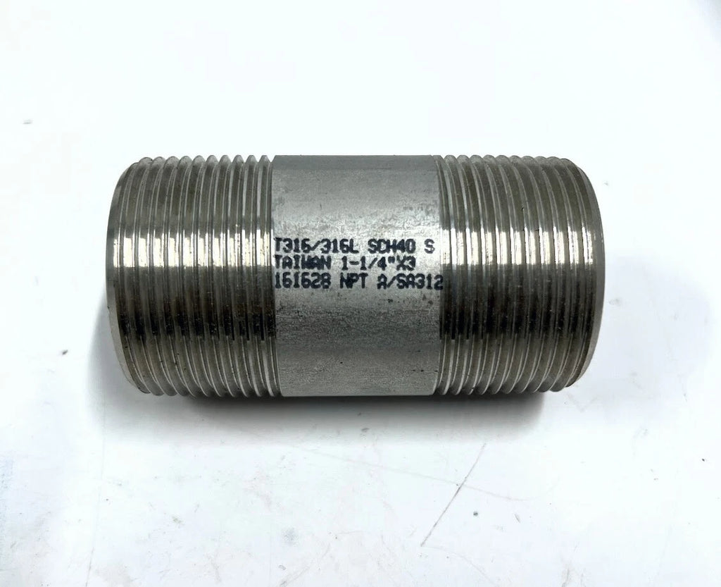316/316L Stainless Steel Pipe 1-1/4 NPT for McMaster-Carr (4548K245)