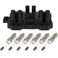 Set of 6 Ignition Coils & Spark Plugs for Chevy Impala Uplander Malibu (2000–2015)