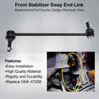 2X Front Sway Bar Link for Dodge Grand Caravan Chrysler Town & Country (1996-2015)