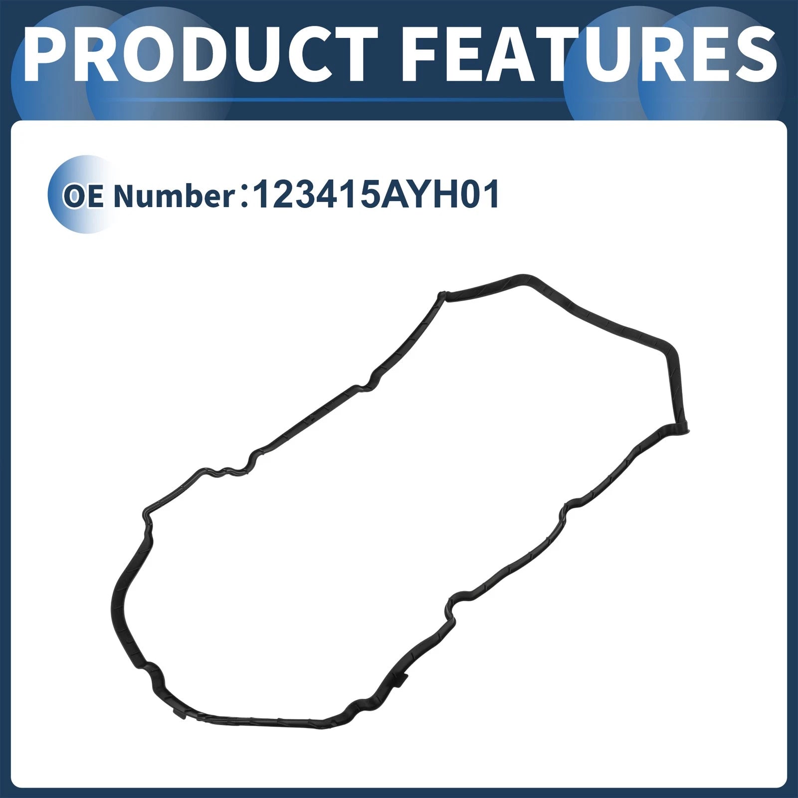Engine Valve Cover Gasket for Honda Civic (2017–2022) No. 123415AYH01