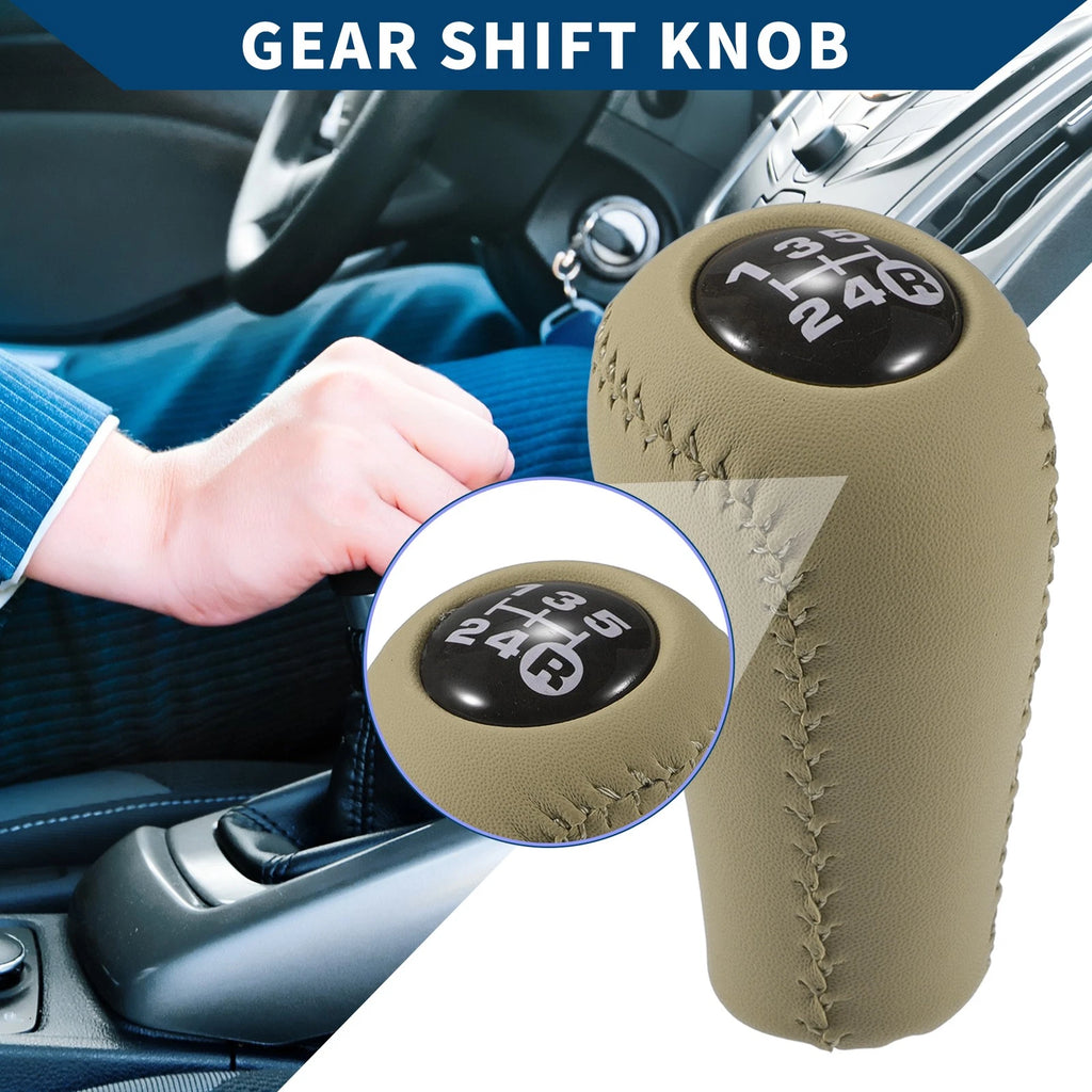 5 Speed Manual Gear Shift Knob for Toyota 4Runner (1993–2001) Faux Leather Beige
